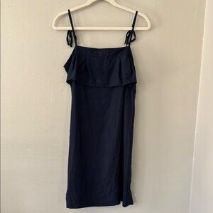 Juicy Couture Tie Strap Silk Cami Mini Dress